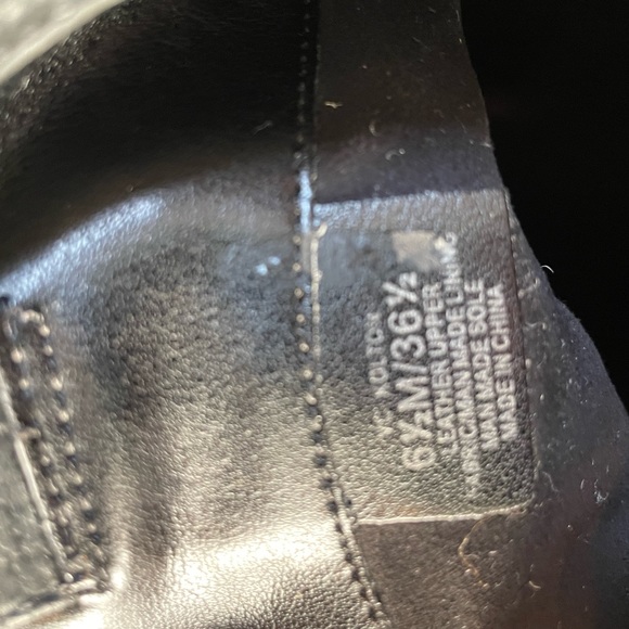 Vince Camuto Kolton Black Suede Tall Leather Boots - Size 6 1/2 - Picture 15 of 16